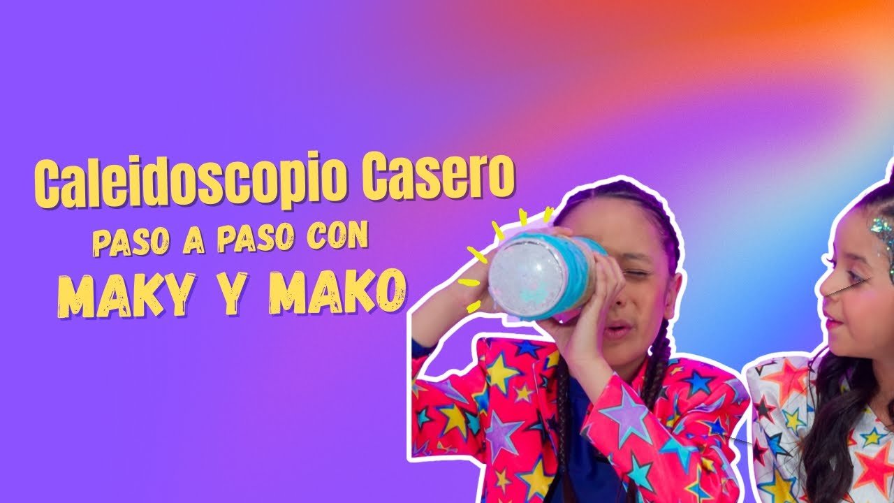 ¡Hoy nos divertimos creando un caleidoscopio!