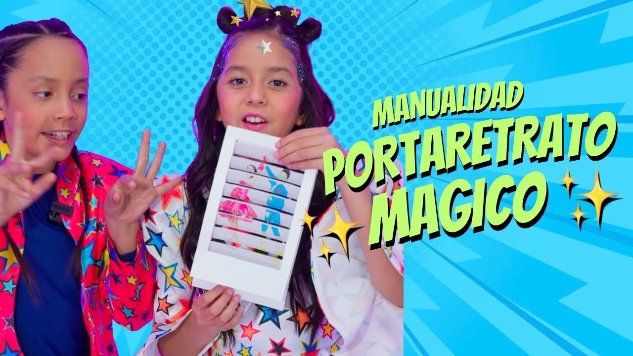 ¡Haz tu propio portarretrato mágico con material reciclado!